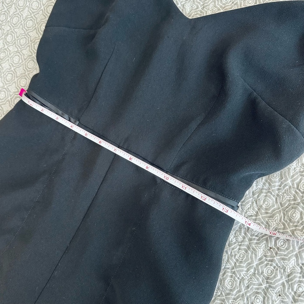 Maeve Anthropologie Black Magdalena Jumpsuit Strappy V-Neck Wide Leg Size 2 - Picture 9 of 15